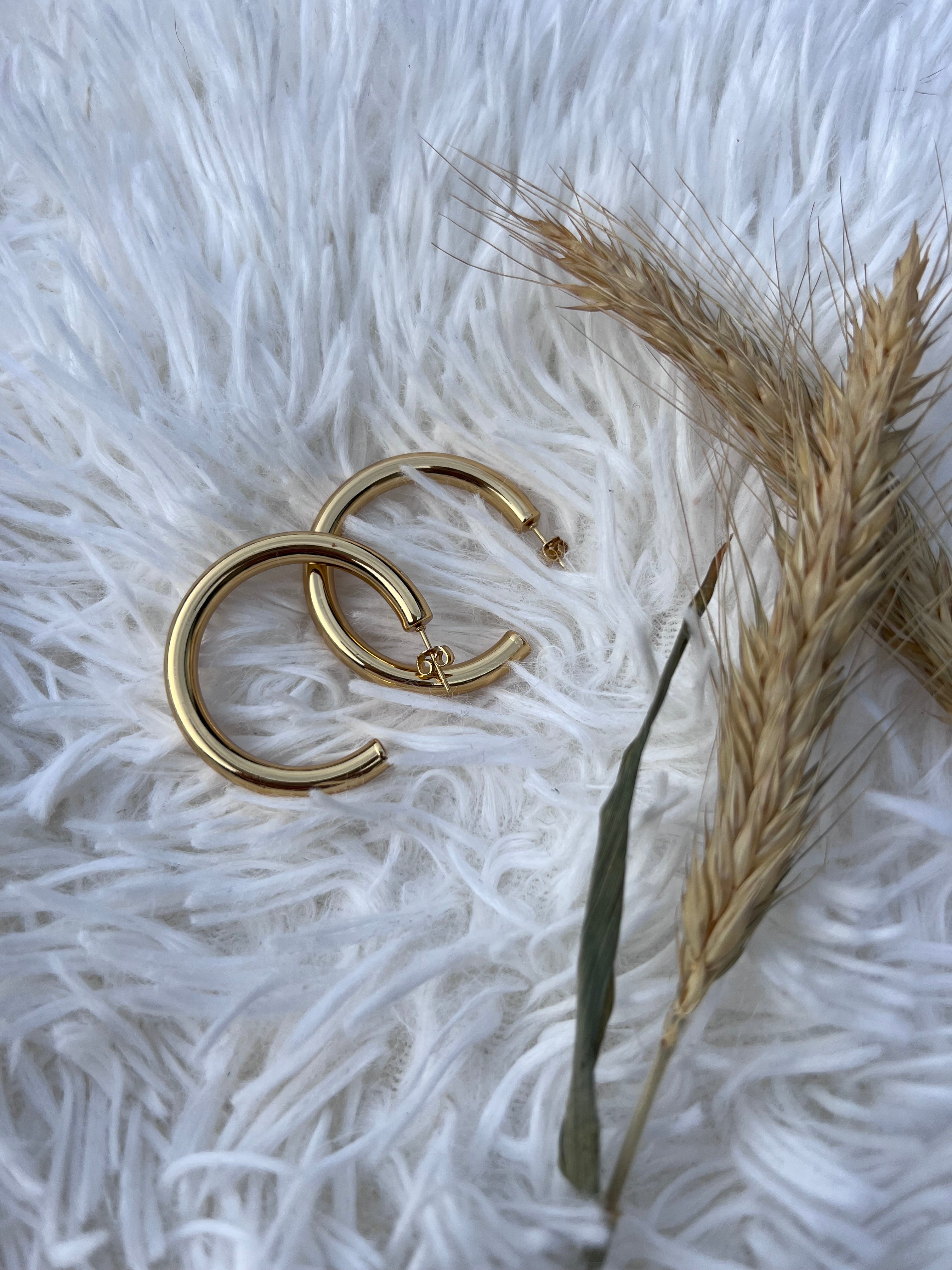 Chunky hoops - 4cm