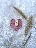 Big oval ring met parel - verstelbaar