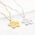 Big flower mid-lange ketting