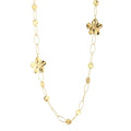Big flowers lange ketting