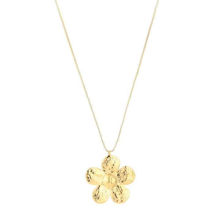 Big flower mid-lange ketting
