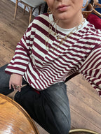 Lou half striped longsleeve