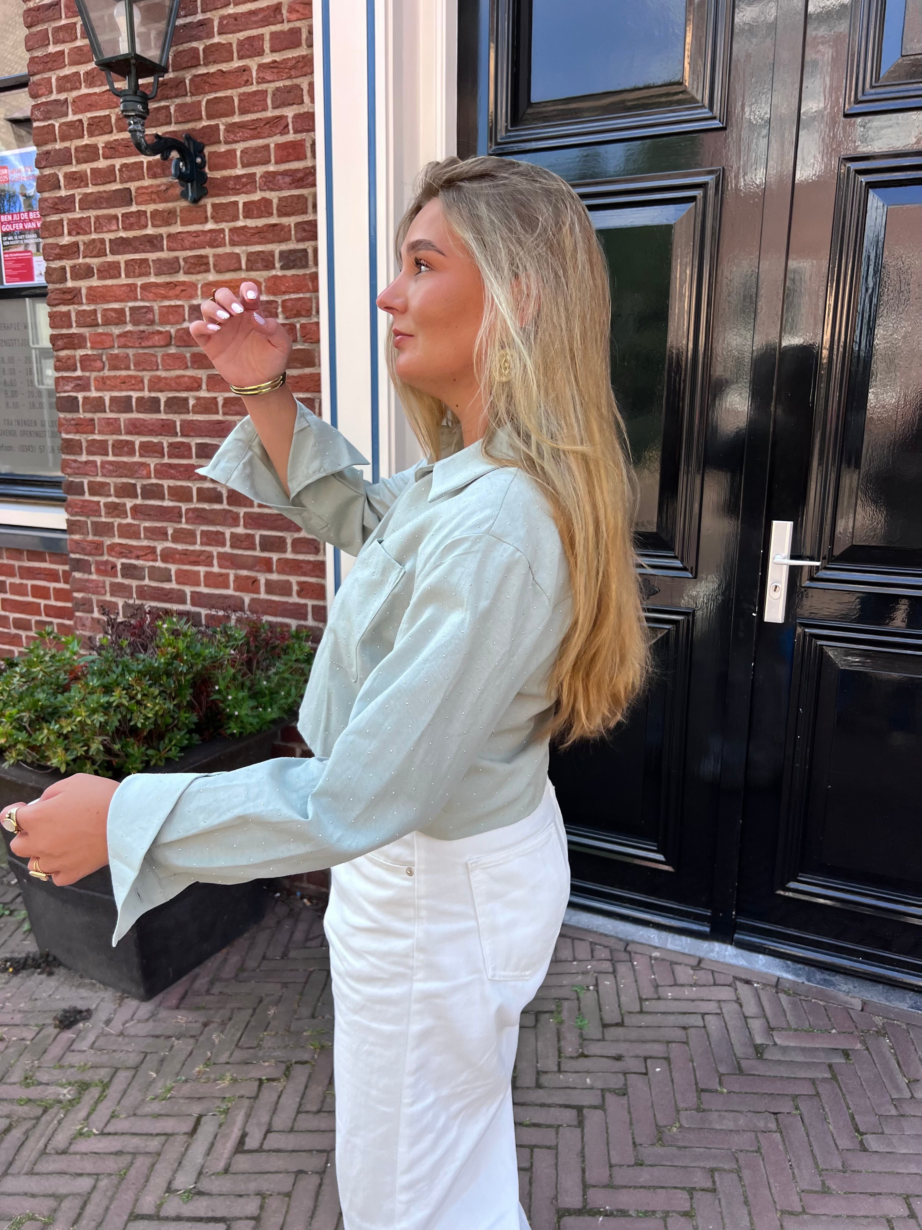 Donna strass blouse