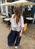 Lace t shirt - wit