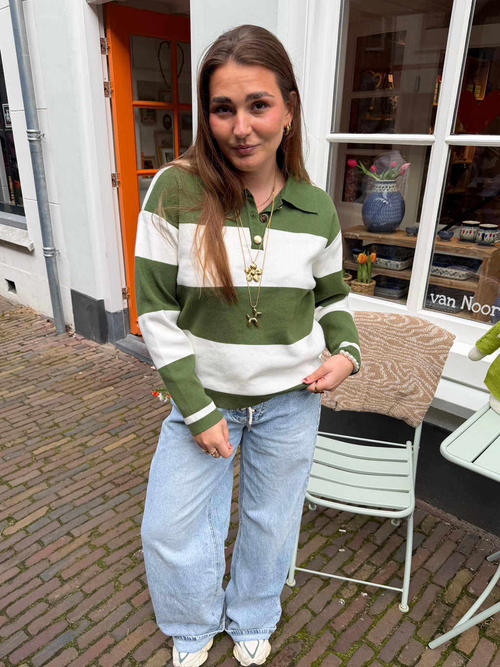 Brecht polo sweater - groen