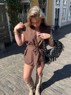 Jailin gilet - bruin
