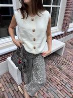 Lucky gilet - gebroken wit