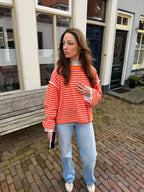Djoeke striped top