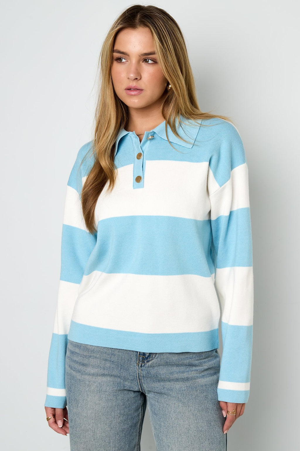 Brecht polo sweater - blauw