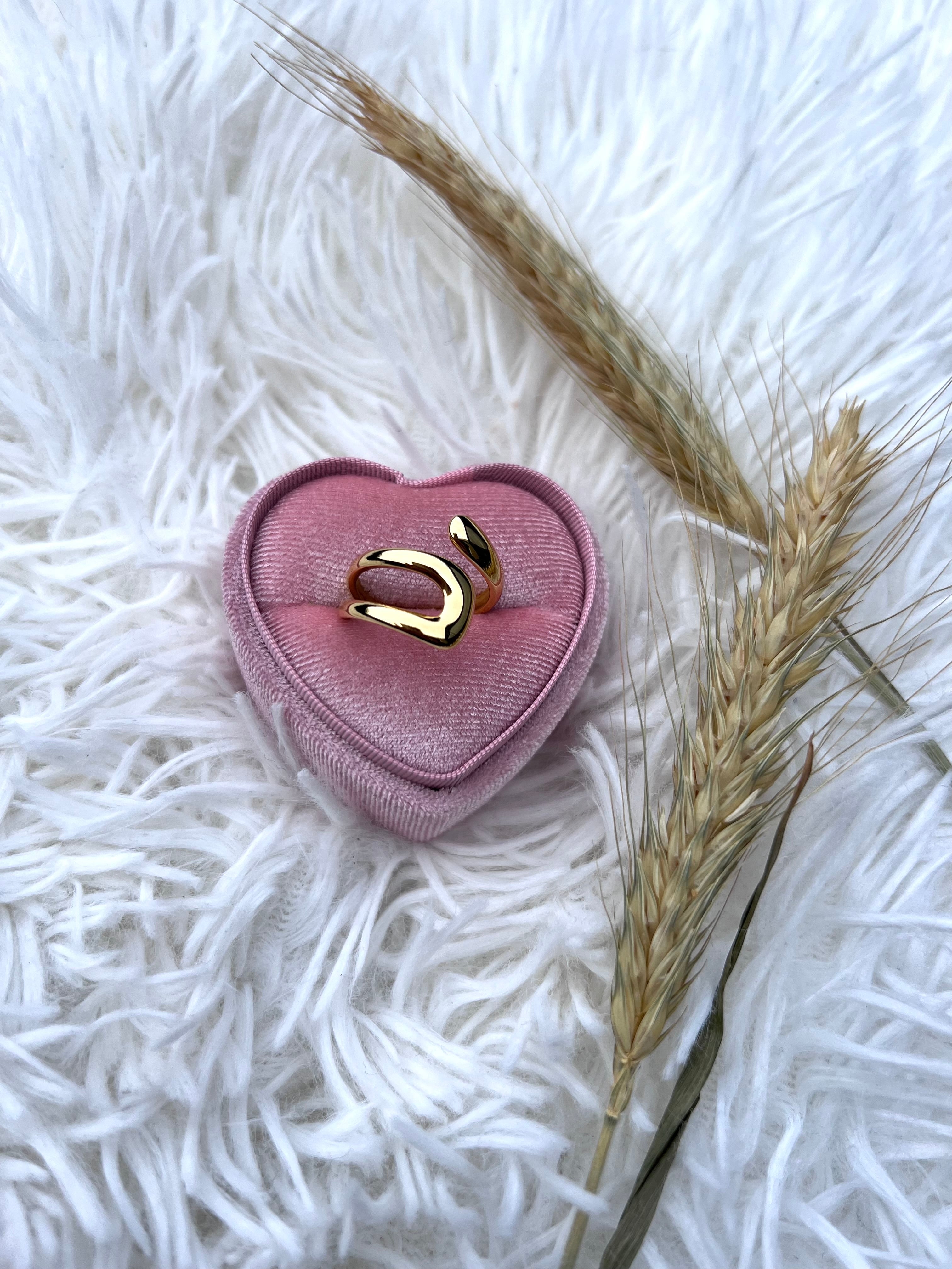 Chunky swirls ring - verstelbaar