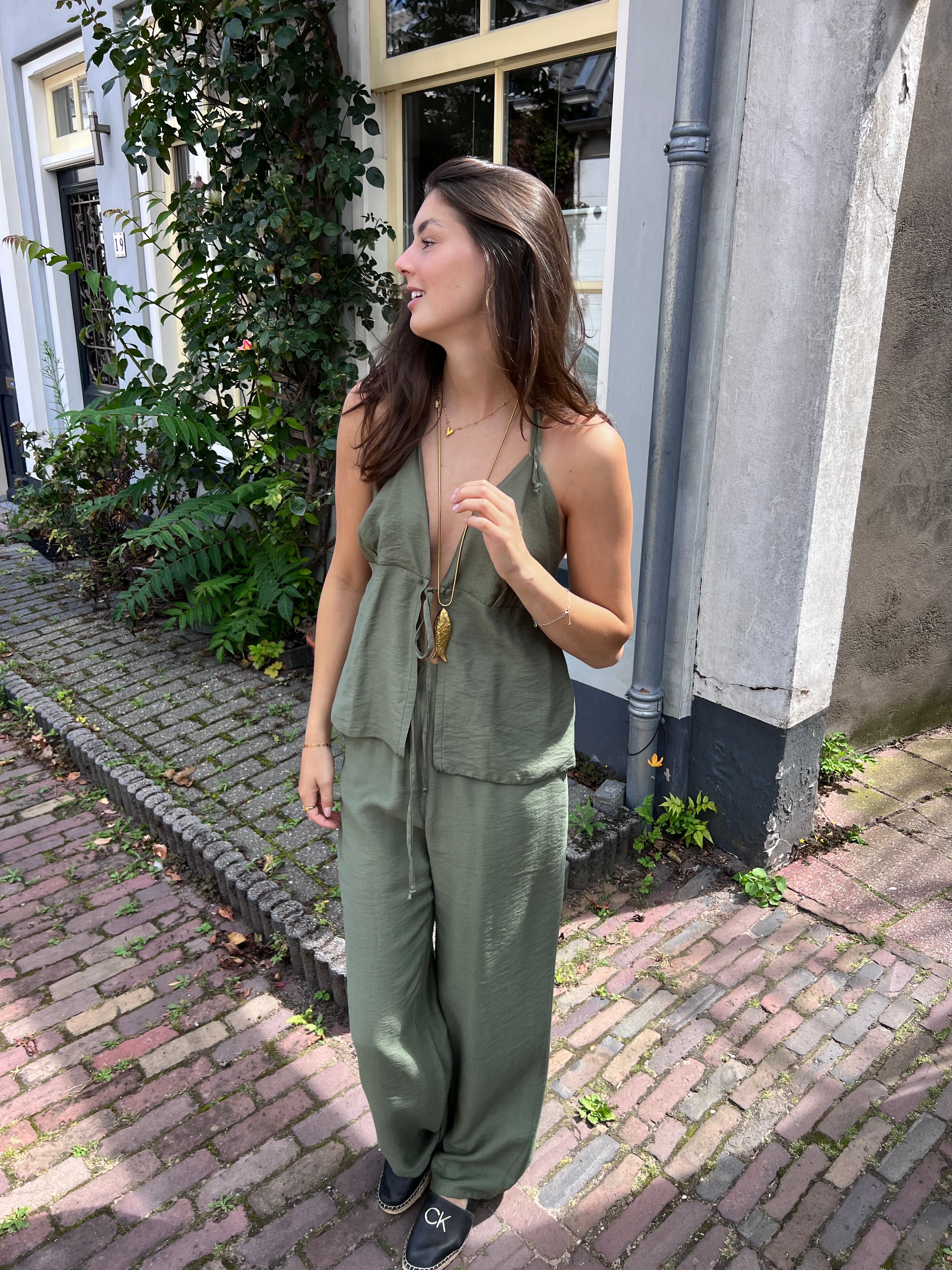 Solea linnen set - groen