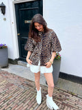 Olivia denim blouse