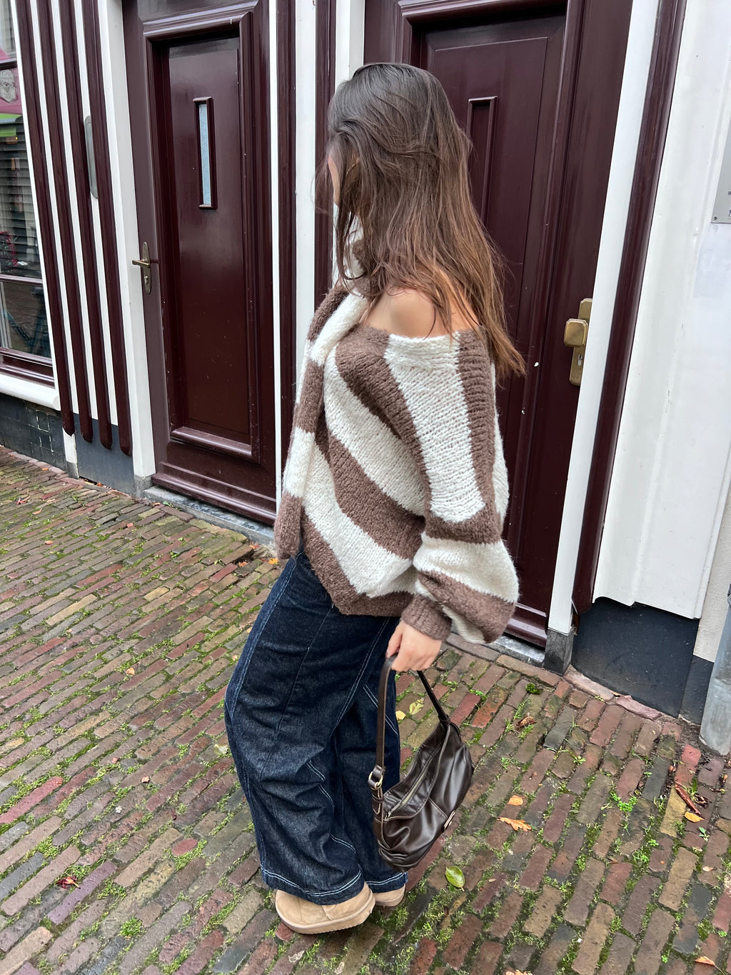 Fien gebreid vest + sjaal