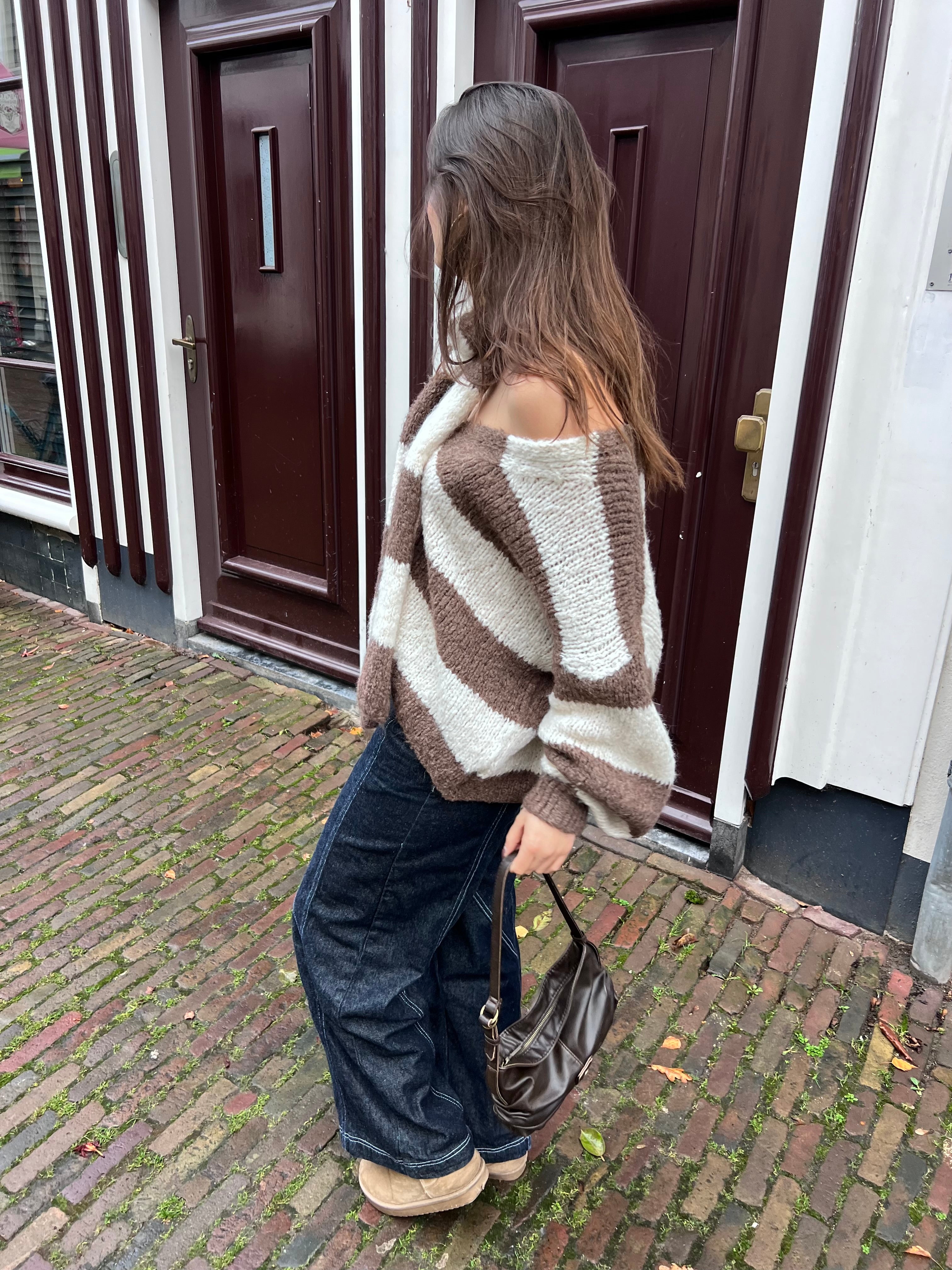 Fien gebreid vest + sjaal