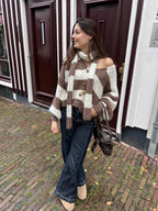 Fien gebreid vest + sjaal