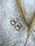 Little heart beads oorbellen