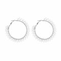 Big pearly hoops