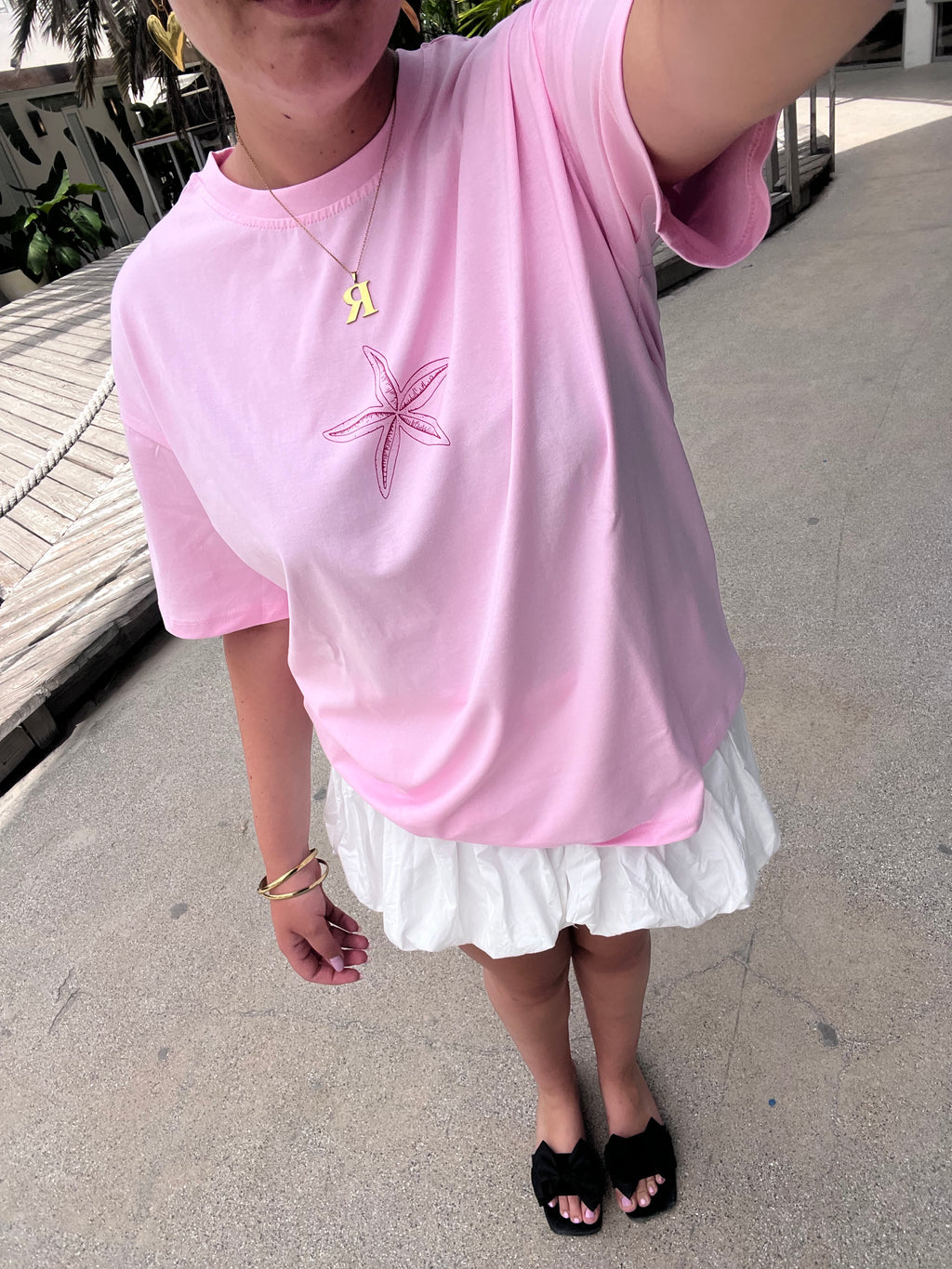Beachy t shirt - roze
