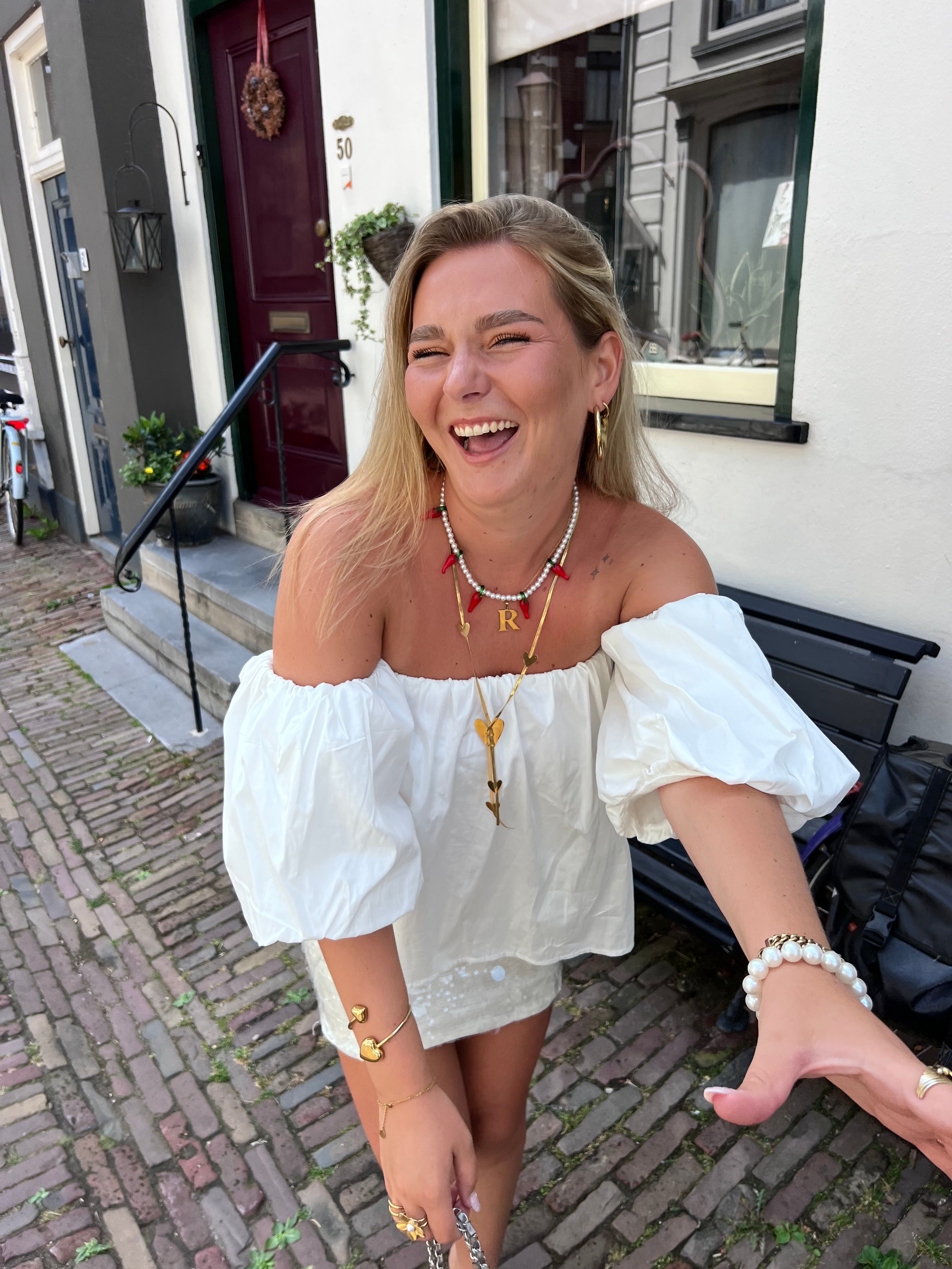 Belle Noë top - wit