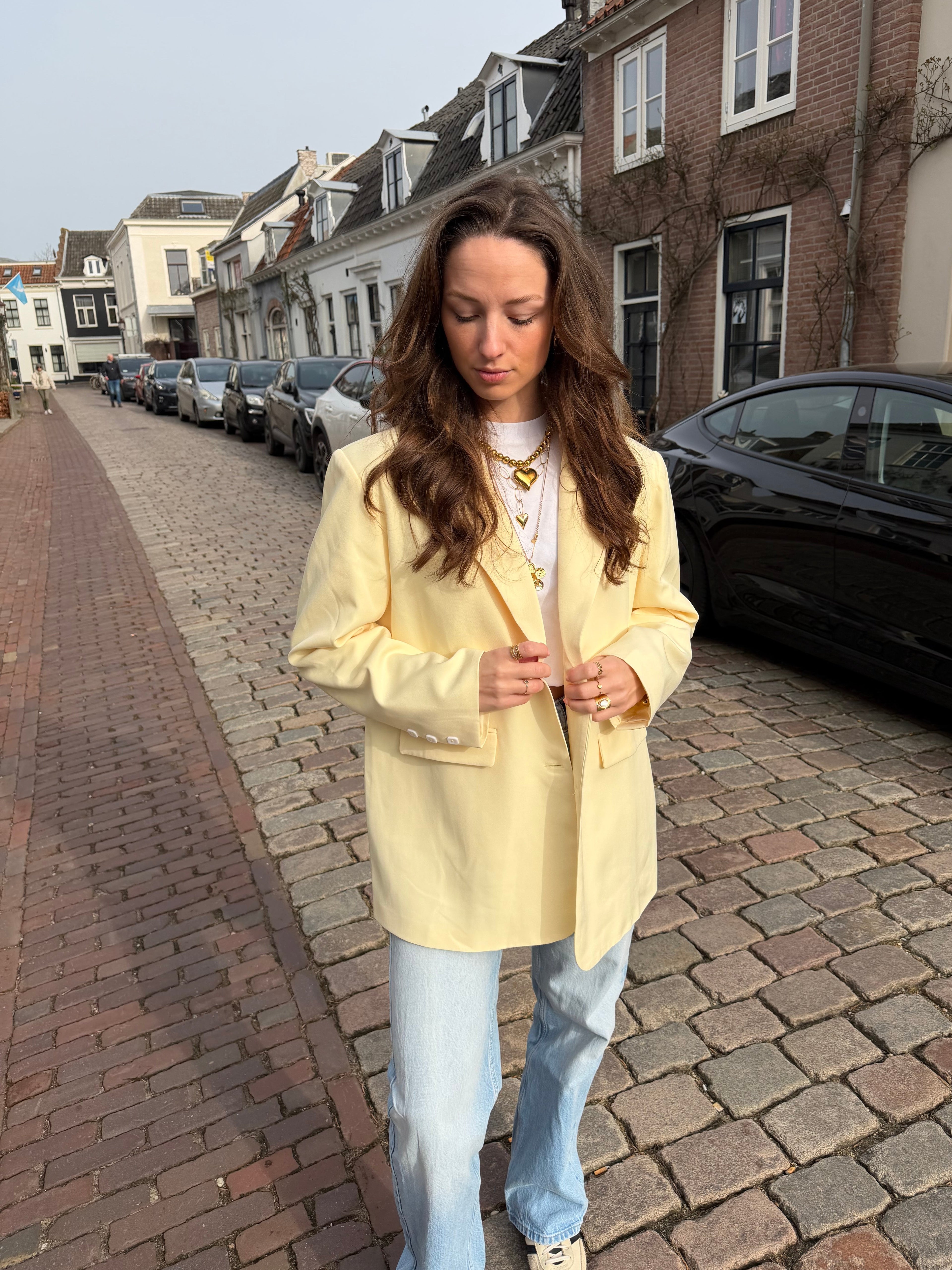 Pre-loved | Suus blazer - botergeel
