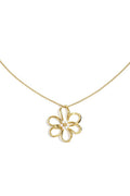 Spring flower & pearls lange ketting
