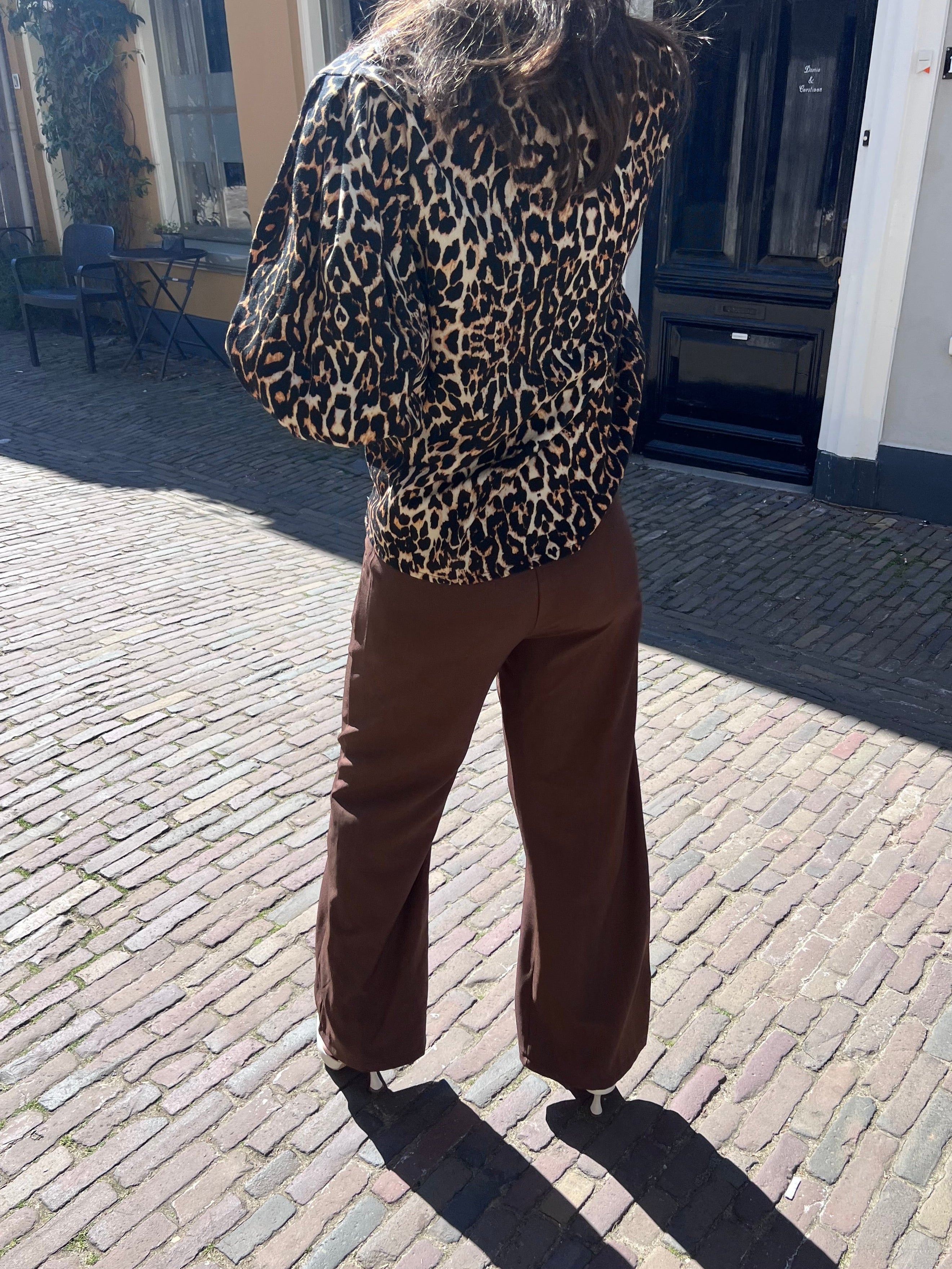 Jailin pantalon - bruin