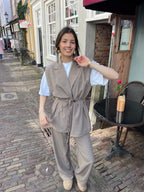 Jailin pantalon - taupe