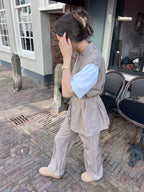 Jailin gilet - taupe