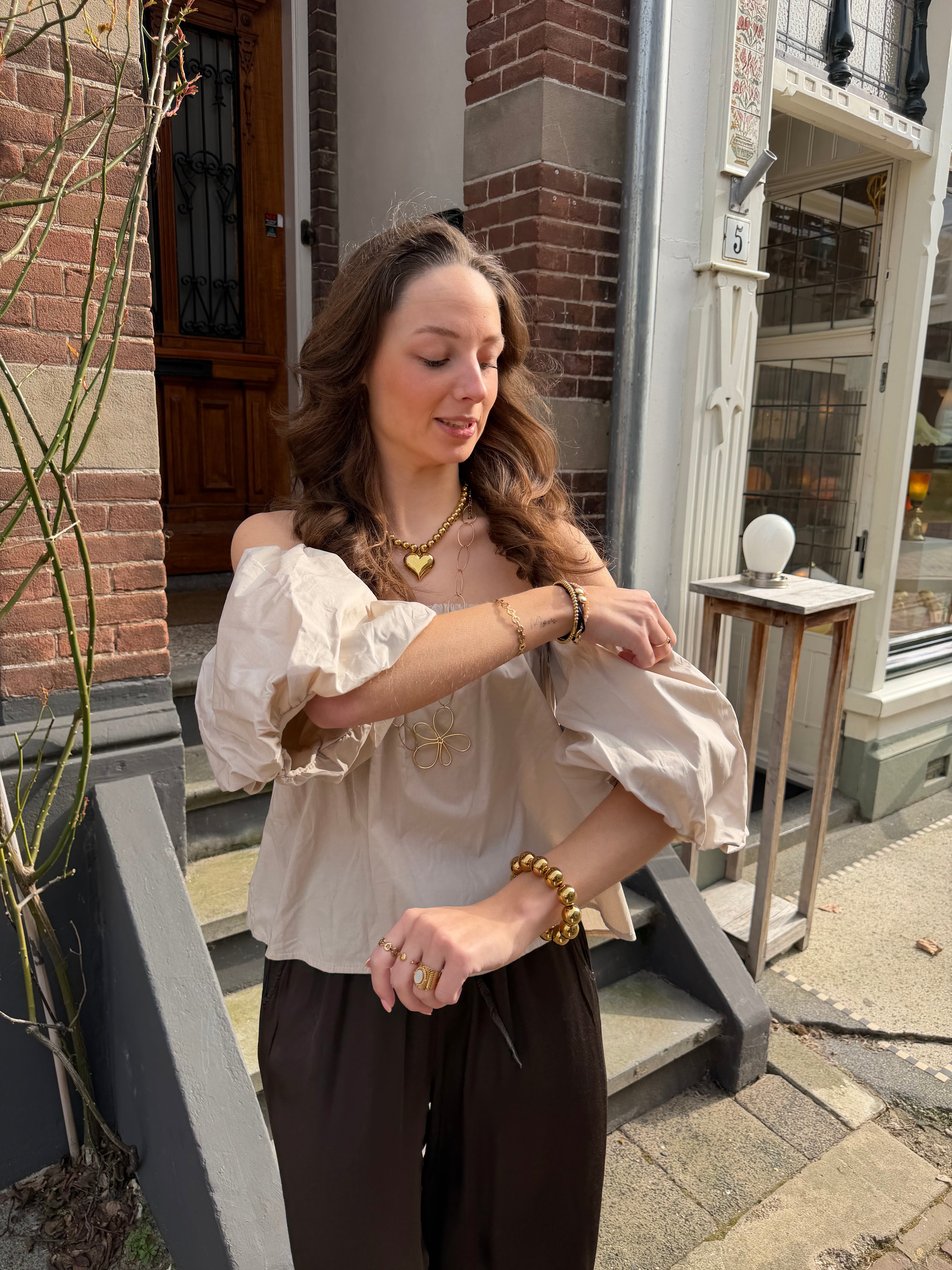 Belle Noë top - beige