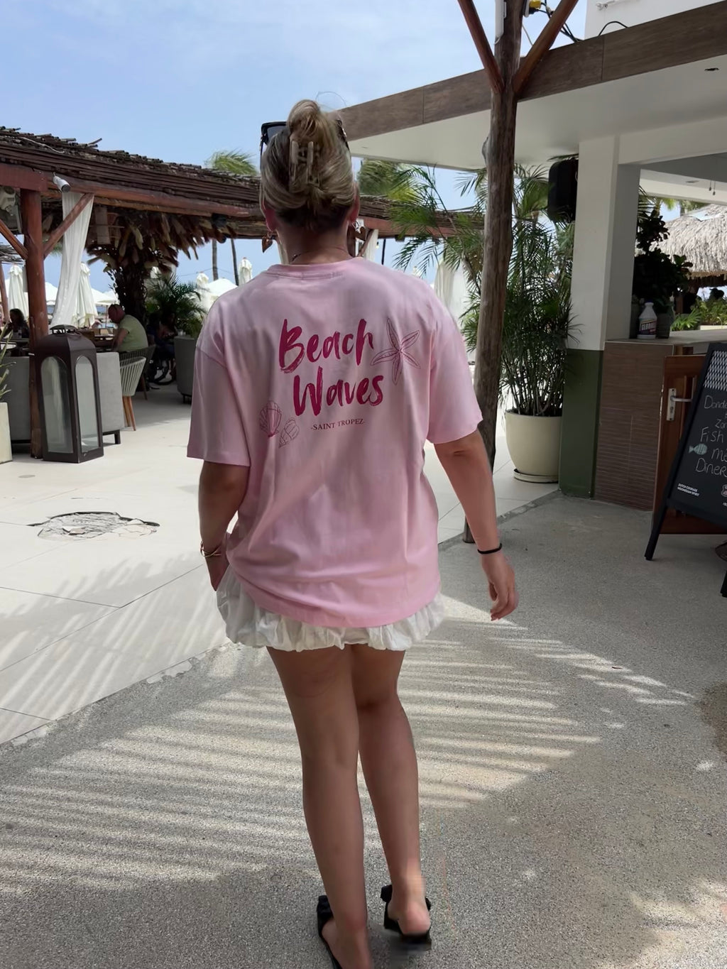 Beachy t shirt - roze